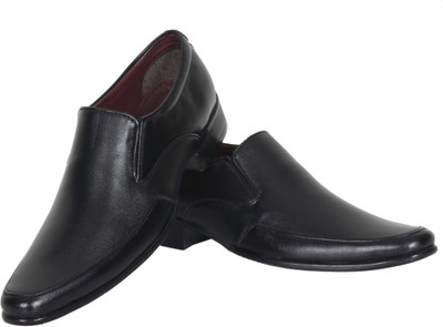 Azzaro Black Health Slip On Shoes For Men(Black