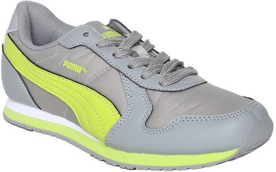 Puma Boys(Grey, Limestone gray-lime punch-white