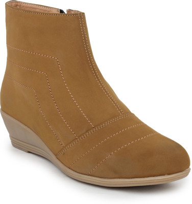 Do Bhai Boots For Women(Tan)