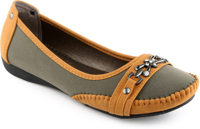 Shuz Touch Bellies For Women(Olive
