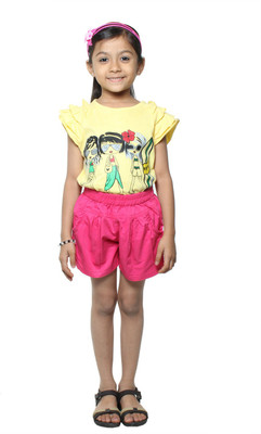 Stop By Shoppers Stop Short For Girls Cotton(Pink, Pack of 1, Fuchsia