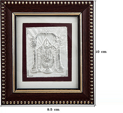 Siri Creations 999 Pure Silver Photo Frame Size 1 God Balaji Wooden Frame Decorative Showpiece - 10 cm(Silver, Silver)
Siri Creations 999 Pure Silver Photo Frame Size 1 God Balaji Wooden Frame Decorative Showpiece - 10 cm(Silver, Silver)