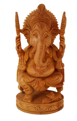 DivineCrafts Kadam Wooden Craved Ganesha Idol Decorative Showpiece - 22.5 cm(Wooden, Brown)
DivineCrafts Kadam Wooden Craved Ganesha Idol Decorative Showpiece - 22.5 cm(Wooden, Brown)