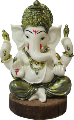 RENAISSANCE RAZA GANESHA 1 Decorative Showpiece - 9 cm(Polyresin, Green, Gold, Multicolor)
RENAISSANCE RAZA GANESHA 1 Decorative Showpiece - 9 cm(Polyresin, Green, Gold, Multicolor)