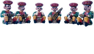 Traditional Rajasthan Musician Bawla Set (Brown) Decorative Showpiece - 10 cm(Paper Mache, Multicolor)
Traditional Rajasthan Musician Bawla Set (Brown) Decorative Showpiece - 10 cm(Paper Mache, Multicolor)