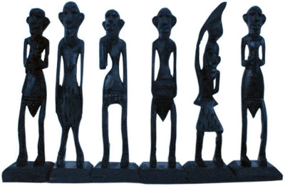 Shopper Space Antique African Zulu Tribal Men Decorative Showpiece - 16 cm(Wooden, Black)
Shopper Space Antique African Zulu Tribal Men Decorative Showpiece - 16 cm(Wooden, Black)