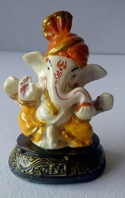 Heeran Art Pagadi Ganesha Orange Mini, best choice for Car Decor Decorative Showpiece - 9 cm(Polyresin, Multicolor)
Heeran Art Pagadi Ganesha Orange Mini, best choice for Car Decor Decorative Showpiece - 9 cm(Polyresin, Multicolor)
