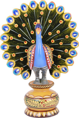Adaa Whitewood - Gold Painted Peacock Decorative Showpiece - 13.97 cm(Wooden, Brown)
Adaa Whitewood - Gold Painted Peacock Decorative Showpiece - 13.97 cm(Wooden, Brown)