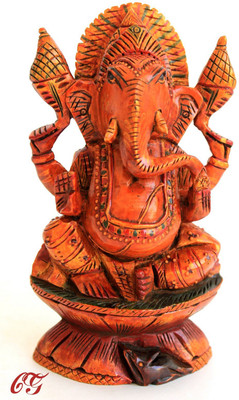 Craft International Wooden Ganesh Statue Painted - 6 Inch Decorative Showpiece - 15 cm(Wooden, Brown)
Craft International Wooden Ganesh Statue Painted - 6 Inch Decorative Showpiece - 15 cm(Wooden, Brown)