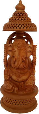 DivineCrafts Wooden Carved Round Jaali Ganesha Decorative Showpiece - 21 cm(Wooden, Brown)
DivineCrafts Wooden Carved Round Jaali Ganesha Decorative Showpiece - 21 cm(Wooden, Brown)