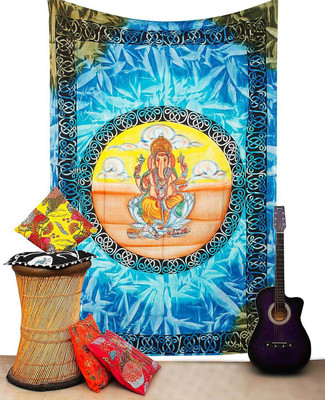 Little Jaipur Jaipuri Designer Wall Hanging Tapestry Ganesha Tapestry(Multicolor)
Little Jaipur Jaipuri Designer Wall Hanging Tapestry Ganesha Tapestry(Multicolor)