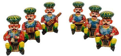 Pinkcity Handicrafts Rajasthani 6 Piece Musician Bawla Set in Wood Decorative Showpiece - 4 cm(Wooden, Multicolor)
Pinkcity Handicrafts Rajasthani 6 Piece Musician Bawla Set in Wood Decorative Showpiece - 4 cm(Wooden, Multicolor)