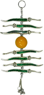 RCI HANDICRAFTS Nimbu Mirchi Wall Hanging Decorative Showpiece - 20 cm(Aluminium, Green)
RCI HANDICRAFTS Nimbu Mirchi Wall Hanging Decorative Showpiece - 20 cm(Aluminium, Green)