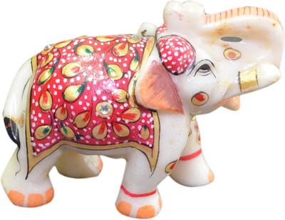 Artist Haat Marble Elephant Sculpture Design 2 with carving and painting. Decorative Showpiece - 8 cm(Stoneware, Multicolor)
Artist Haat Marble Elephant Sculpture Design 2 with carving and painting. Decorative Showpiece - 8 cm(Stoneware, Multicolor)