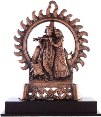 JaipurCrafts Beautiful Radha Krishna In Chakra Sitting On Chowki Decorative Showpiece - 26.67 cm(Aluminium, Wooden, Brown)
JaipurCrafts Beautiful Radha Krishna In Chakra Sitting On Chowki Decorative Showpiece - 26.67 cm(Aluminium, Wooden, Brown)