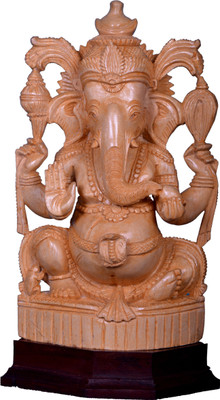 Wooden Ganesh Statue/Ganesha Idol/Ganpati Statue/Hindu God Sculpture - 10 inch height Decorative Showpiece - 25.4 cm(Wooden, Beige)
Wooden Ganesh Statue/Ganesha Idol/Ganpati Statue/Hindu God Sculpture - 10 inch height Decorative Showpiece - 25.4 cm(Wooden, Beige)