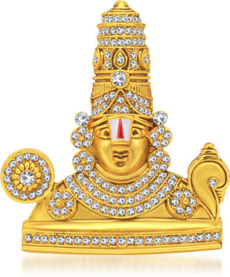 Kulin Lord Tirupathi Balaji Idol For Car Dashboard | Home Décor | Gifting Decorative Showpiece - 7 cm(Gold Plated, Gold)
Kulin Lord Tirupathi Balaji Idol For Car Dashboard | Home Décor | Gifting Decorative Showpiece - 7 cm(Gold Plated, Gold)