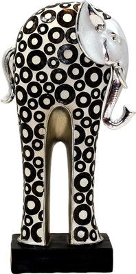 X-Gift Aramani round silver elephant Decorative Showpiece - 25 cm(Polyresin, Silver)
X-Gift Aramani round silver elephant Decorative Showpiece - 25 cm(Polyresin, Silver)