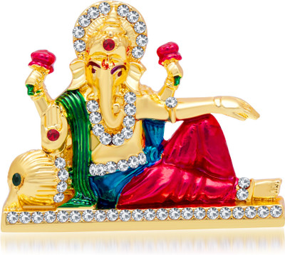 Kulin God Ganesh | Ganpati | Lord Ganesha Idol | Statue For Car Dashboard | Home Decor | Gifting Decorative Showpiece - 5 cm(Gold Plated, Multicolor)
Kulin God Ganesh | Ganpati | Lord Ganesha Idol | Statue For Car Dashboard | Home Decor | Gifting Decorative Showpiece - 5 cm(Gold Plated, Multicolor)