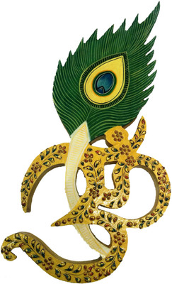 Ratoomals Wooden Om W/Peacock Feather Painted Emb. Decorative Showpiece - 20 cm(Wooden, Multicolor)
Ratoomals Wooden Om W/Peacock Feather Painted Emb. Decorative Showpiece - 20 cm(Wooden, Multicolor)