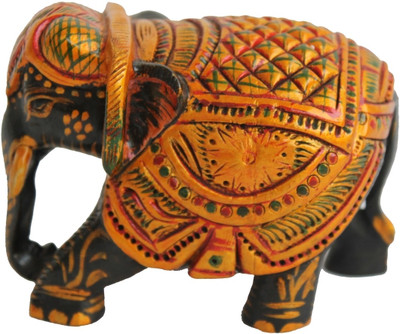 Craft International Elephant Carved Painted - 3 Inch Decorative Showpiece - 8 cm(Wooden, Multicolor)
Craft International Elephant Carved Painted - 3 Inch Decorative Showpiece - 8 cm(Wooden, Multicolor)