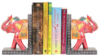 Apkamart Handcrafted Elephant Bookend Set of 2 Decorative Showpiece - 18 cm(Wooden, Multicolor)
Apkamart Handcrafted Elephant Bookend Set of 2 Decorative Showpiece - 18 cm(Wooden, Multicolor)