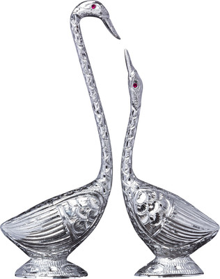 Mangal Handcrafted White Metal Crane Set 11" Decorative Showpiece - 27.5 cm(Aluminium, Silver)
Mangal Handcrafted White Metal Crane Set 11" Decorative Showpiece - 27.5 cm(Aluminium, Silver)