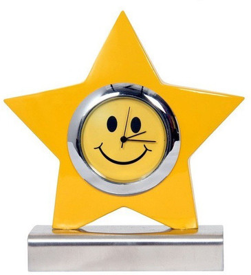 Purpledip Small Clock for Car Dashboard/ Office Table/ Kids Room Shaped like a Star (10540) Decorative Showpiece - 9 cm(Aluminium, Yellow)
Purpledip Small Clock for Car Dashboard/ Office Table/ Kids Room Shaped like a Star (10540) Decorative Showpiece - 9 cm(Aluminium, Yellow)