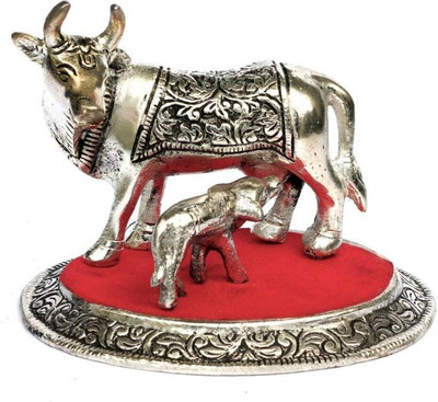 Rci Handicrafts Cow and Calf Idol Decorative Showpiece - 11 cm(Aluminium, Silver)
Rci Handicrafts Cow and Calf Idol Decorative Showpiece - 11 cm(Aluminium, Silver)