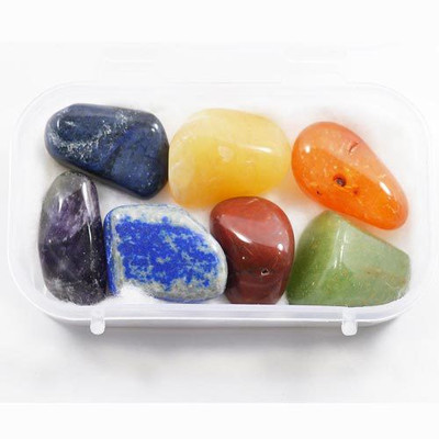 Reiki Crystal Products 7 Chakra Crystal Stone Tumbles Decorative Showpiece - 1.5 cm(Crystal, Multicolor)
Reiki Crystal Products 7 Chakra Crystal Stone Tumbles Decorative Showpiece - 1.5 cm(Crystal, Multicolor)