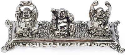 JaipurCrafts Luck Feng Shui Laughing Buddha Decorative Showpiece - 7.62 cm(Aluminium, Silver)
JaipurCrafts Luck Feng Shui Laughing Buddha Decorative Showpiece - 7.62 cm(Aluminium, Silver)