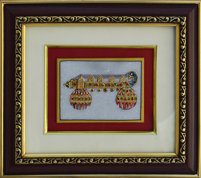 eCraftIndia Marble Painting of Rudra Veena Decorative Showpiece - 1.27 cm(Stoneware, Multicolor)
eCraftIndia Marble Painting of Rudra Veena Decorative Showpiece - 1.27 cm(Stoneware, Multicolor)