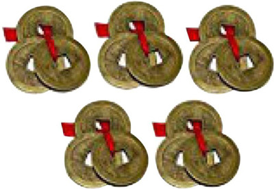Ripe India Ripe India Feng Shui 5 Set of 3 Wealth Coins Showpiece Decorative Showpiece - 2.5 cm(Copper, Copper)
Ripe India Ripe India Feng Shui 5 Set of 3 Wealth Coins Showpiece Decorative Showpiece - 2.5 cm(Copper, Copper)