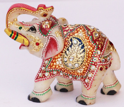 Saletex Marble Elephant Decorative Showpiece - 10.16 cm(Stoneware, Multicolor)
Saletex Marble Elephant Decorative Showpiece - 10.16 cm(Stoneware, Multicolor)
