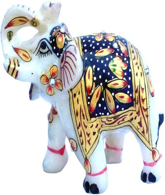 Anshul Fashion Blue Marble Home Decor Elephant Decorative Showpiece - 7.5 cm(Stoneware, Blue)
Anshul Fashion Blue Marble Home Decor Elephant Decorative Showpiece - 7.5 cm(Stoneware, Blue)