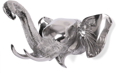 Collectible India Large Elephant Wall Hanging Sculpture Decorative Showpiece - 18 cm(Aluminium, White)
Collectible India Large Elephant Wall Hanging Sculpture Decorative Showpiece - 18 cm(Aluminium, White)