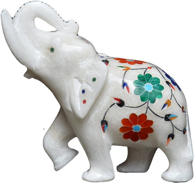 Kaushal Creation White Marble Elephant Decorative Showpiece - 8 cm(Stoneware, White)
Kaushal Creation White Marble Elephant Decorative Showpiece - 8 cm(Stoneware, White)