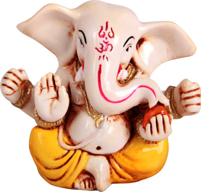 The Nodding Head Polyresin - Modaka Ganesha in Yellow Decorative Showpiece - 5.6 cm(Polyresin, Multicolor)
The Nodding Head Polyresin - Modaka Ganesha in Yellow Decorative Showpiece - 5.6 cm(Polyresin, Multicolor)