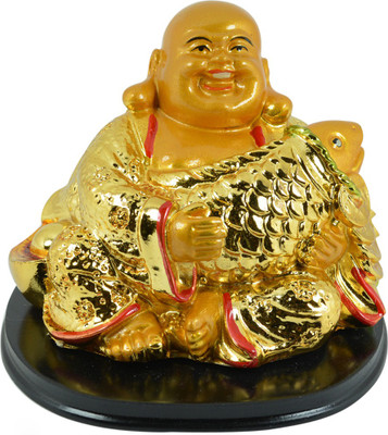 Reiki Crystal Products Buddha With Fish FS2-11 Decorative Showpiece - 8.5 cm(Polyresin, Gold)
Reiki Crystal Products Buddha With Fish FS2-11 Decorative Showpiece - 8.5 cm(Polyresin, Gold)