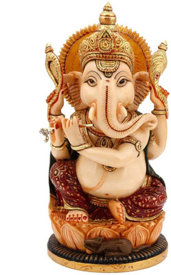 Collectible India Marble Ganesha Idol Playing Flute Ganesh Stone Statue Decorative Showpiece - 18.75 cm(Stoneware, Multicolor)
Collectible India Marble Ganesha Idol Playing Flute Ganesh Stone Statue Decorative Showpiece - 18.75 cm(Stoneware, Multicolor)