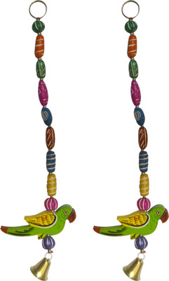 SwadesiBuyzzar Set of 2 Door Chain Parrot Figure 1 Feet Long Wooden, Ceramic Jharokha(6 cm x 1 cm Handcrafted)
SwadesiBuyzzar Set of 2 Door Chain Parrot Figure 1 Feet Long Wooden, Ceramic Jharokha(6 cm x 1 cm Handcrafted)