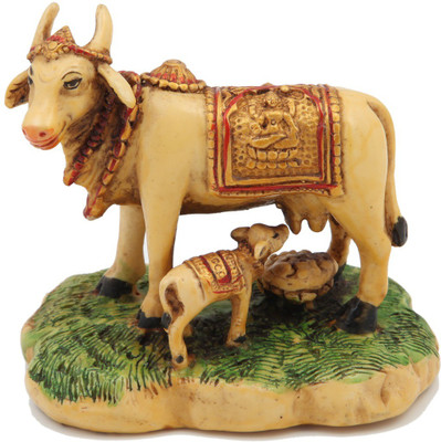 JaipurCrafts Colorful Cow And Calf Decorative Showpiece - 7.62 cm(Stoneware, Multicolor)
JaipurCrafts Colorful Cow And Calf Decorative Showpiece - 7.62 cm(Stoneware, Multicolor)