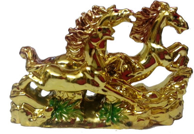 Pari Collection Feng shui 3 Horses for Fame and Victory/ Yang Animal, 3 running horses, vastu, fame, success, wealth, victory Decorative Showpiece - 10 cm(Polyresin, Gold)
Pari Collection Feng shui 3 Horses for Fame and Victory/ Yang Animal, 3 running horses, vastu, fame, success, wealth, victory Decorative Showpiece - 10 cm(Polyresin, Gold)