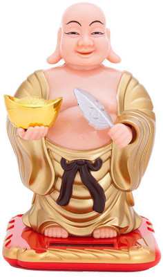 GoodsBazaar Solar Laughing Buddha For Happiness Decorative Showpiece - 13.97 cm(Plastic, Multicolor)
GoodsBazaar Solar Laughing Buddha For Happiness Decorative Showpiece - 13.97 cm(Plastic, Multicolor)
