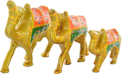 ALISHA TRADING COMPANY Clay Camel Figurine Set (11 cm x 11 cm, Pack of 3) Decorative Showpiece - 11 cm(Ceramic, Multicolor)
ALISHA TRADING COMPANY Clay Camel Figurine Set (11 cm x 11 cm, Pack of 3) Decorative Showpiece - 11 cm(Ceramic, Multicolor)