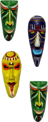 Hand Artz Terracotta Wall Hanging Hawaian Mask Decorative Showpiece - 10 cm(Terracotta, Multicolor)
Hand Artz Terracotta Wall Hanging Hawaian Mask Decorative Showpiece - 10 cm(Terracotta, Multicolor)