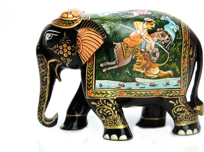 Adaa Painted Elephant statue (Length 4.00 Inches) Decorative Showpiece - 13.4 cm(Wooden, Multicolor)
Adaa Painted Elephant statue (Length 4.00 Inches) Decorative Showpiece - 13.4 cm(Wooden, Multicolor)