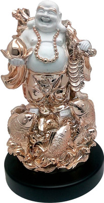Art N Hub Fengshui God Laughing Buddha Vastu Statue Home Décor Gift Item Decorative Showpiece - 48 cm(Gold Plated, Gold, White)
Art N Hub Fengshui God Laughing Buddha Vastu Statue Home Décor Gift Item Decorative Showpiece - 48 cm(Gold Plated, Gold, White)