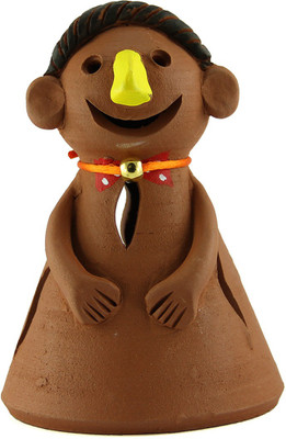 eKolhapuri Small Smily Face Doll Natural Design Decorative Showpiece - 5.9 cm(Terracotta, Brown) 
eKolhapuri Small Smily Face Doll Natural Design Decorative Showpiece - 5.9 cm(Terracotta, Brown)