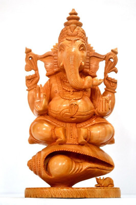 Collectible India Wooden Ganesha Idol - Sitting on Conch - Lucky Vastu Fenshui Murti Decorative Showpiece - 22.5 cm(Wooden, Brown)
Collectible India Wooden Ganesha Idol - Sitting on Conch - Lucky Vastu Fenshui Murti Decorative Showpiece - 22.5 cm(Wooden, Brown)